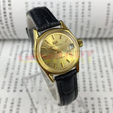 Round Case Golden Nail Single Calendar Seagull Manual Mechanical Ladies Watch