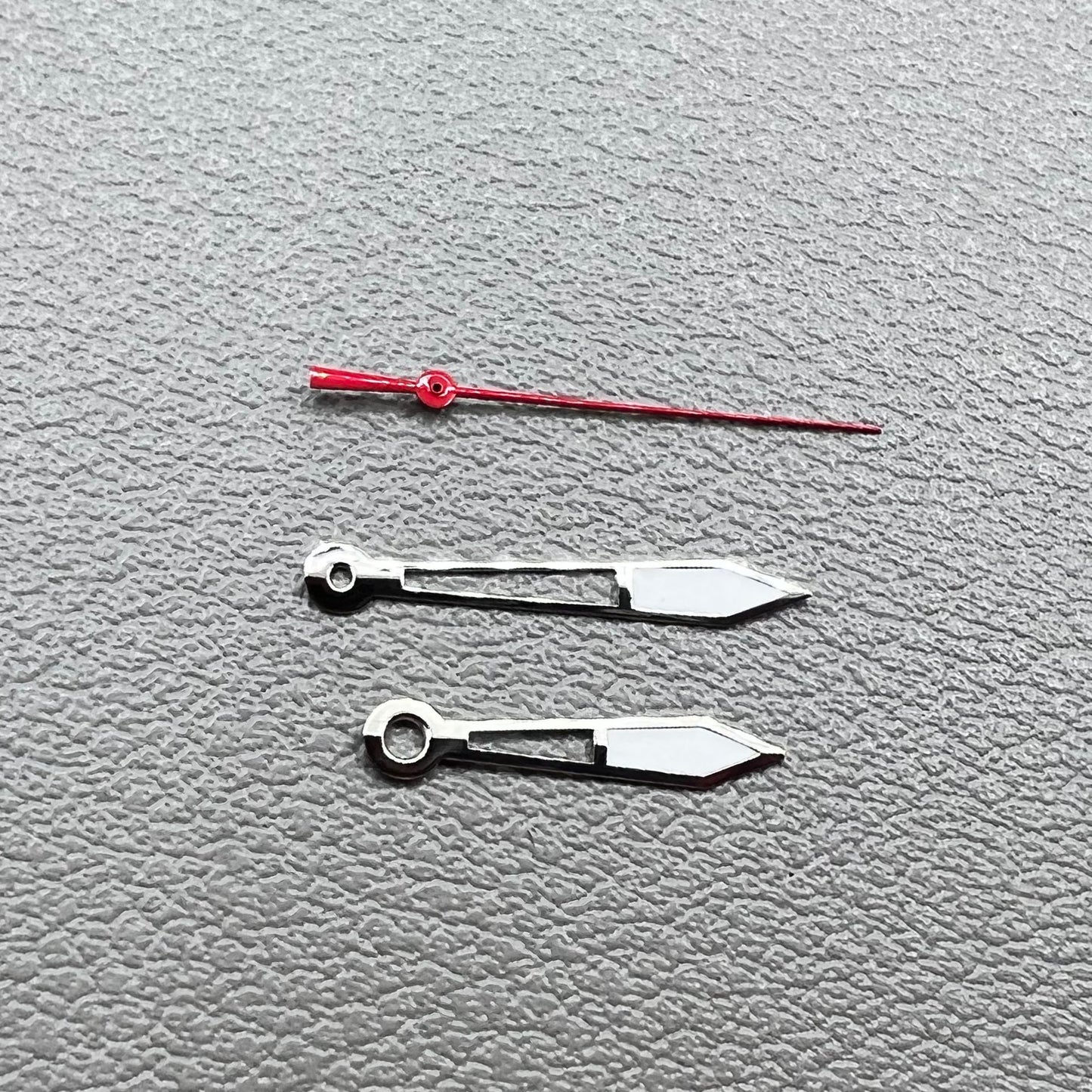 2 Sets Green Lume Silver Trim Hollow Hands Set for Ronda 515 Movement