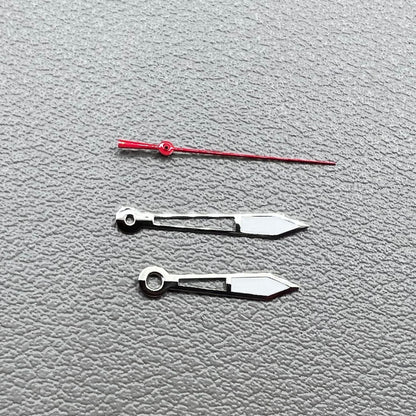 2 Sets Green Lume Silver Trim Hollow Hands Set for Ronda 515 Movement