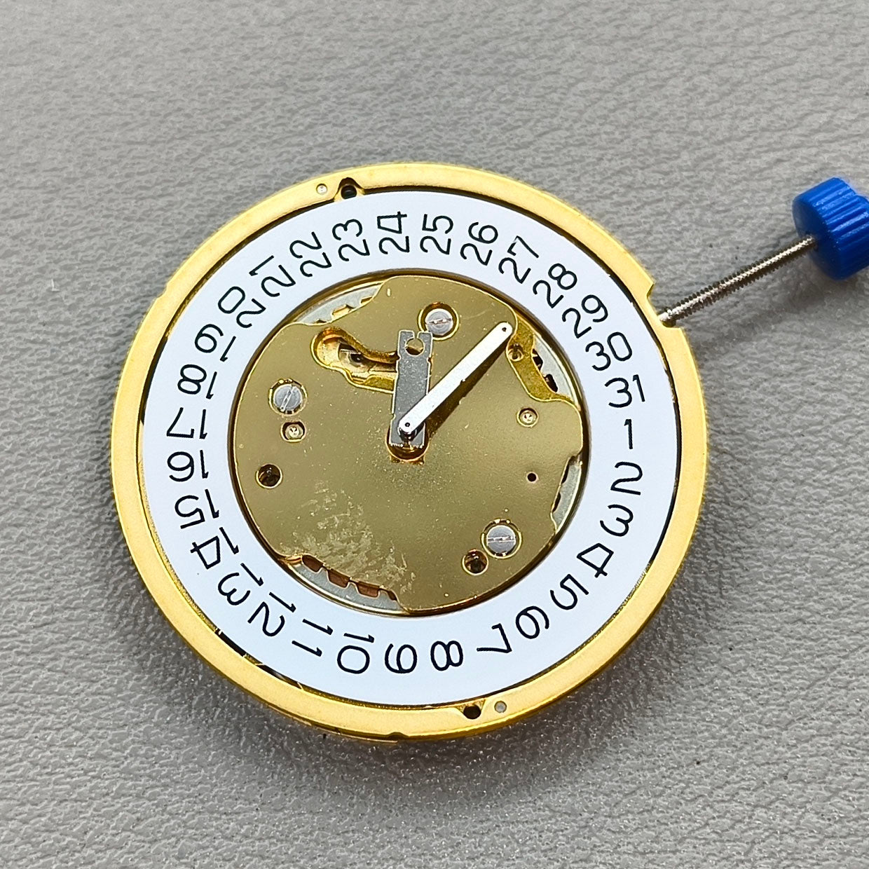 Swiss Ronda 5030.D Quartz Movement 5030D Date@4 White Disk