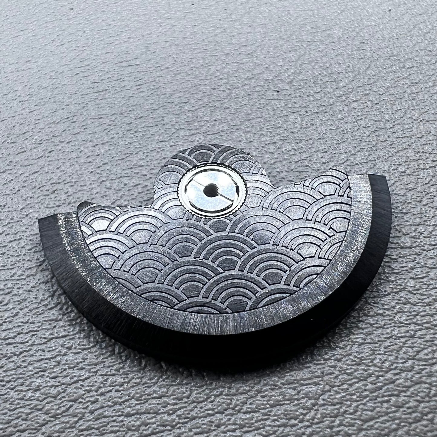 Black Waved Rotor Oscillating Weight for Movement NH34 NH35 NH36 NH38