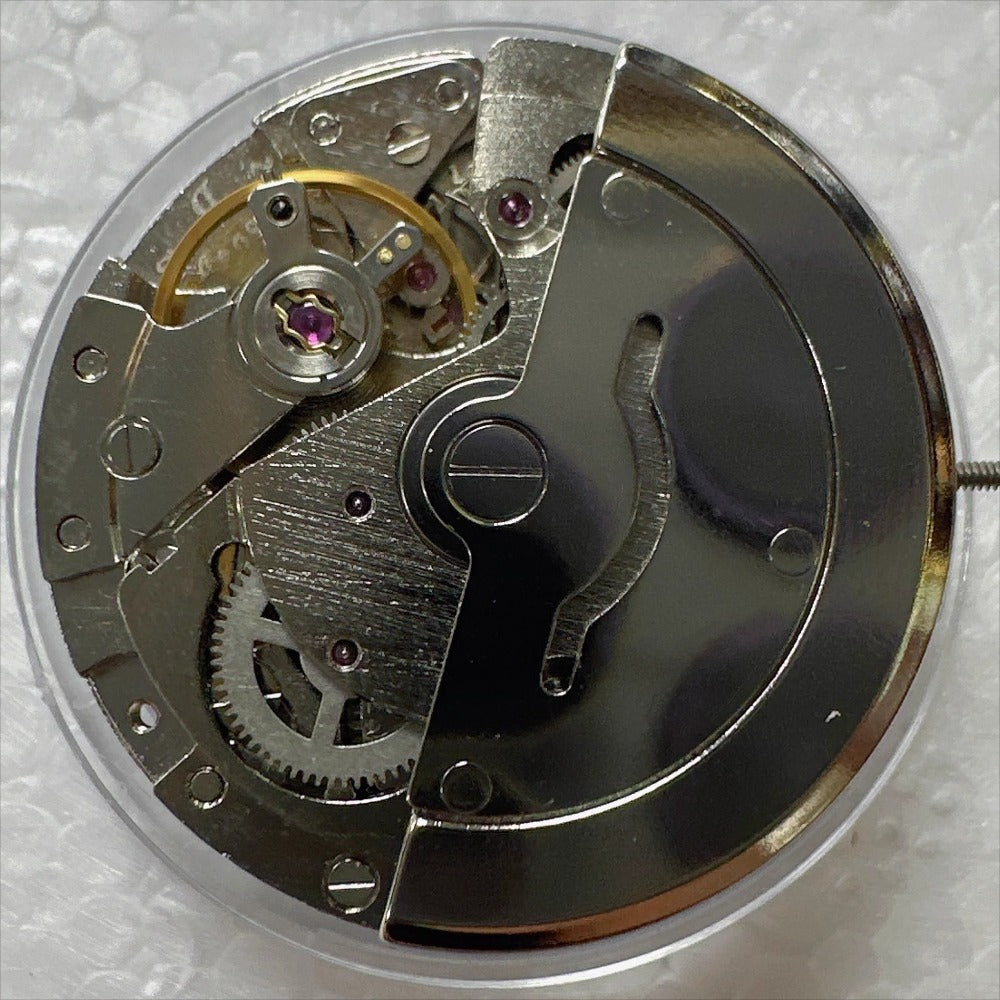 Silver Beijing 2813 8205 Mechanical Movement Date At 6 Arabic Font Watch Part