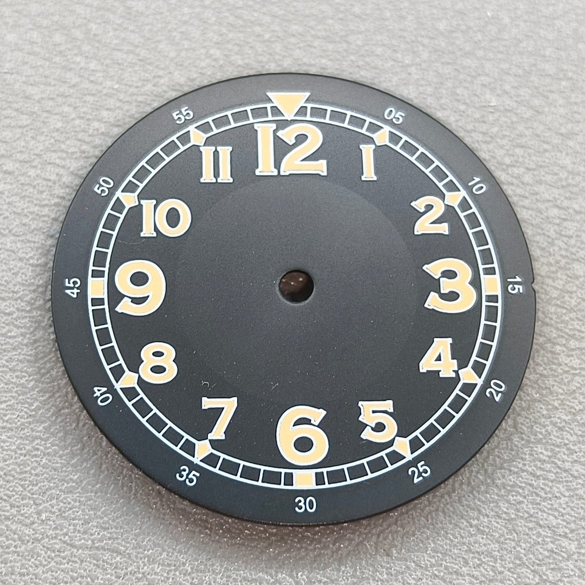 30mm Black Numberal No Lume Watch Dial Fit for NH35 NH36 8215 2813 Movement