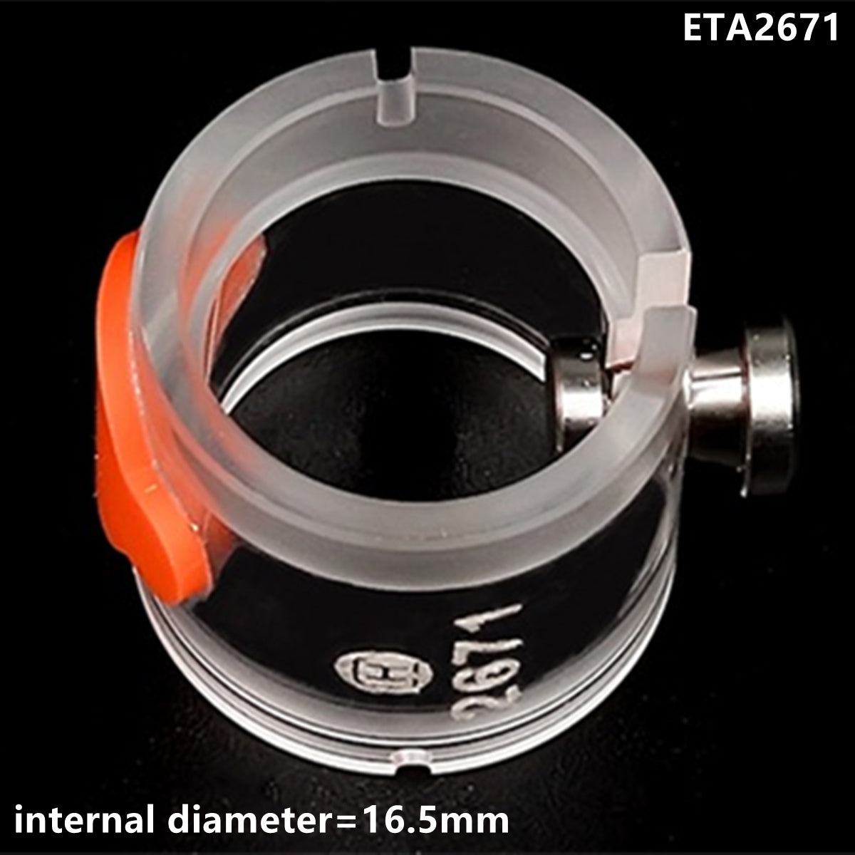 Plastic movement holder with knob for ETA2671 watch movement repair