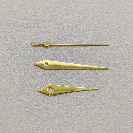 2 Sets Golden Watch Hands Set for Miyota 2035 Quartz Movement