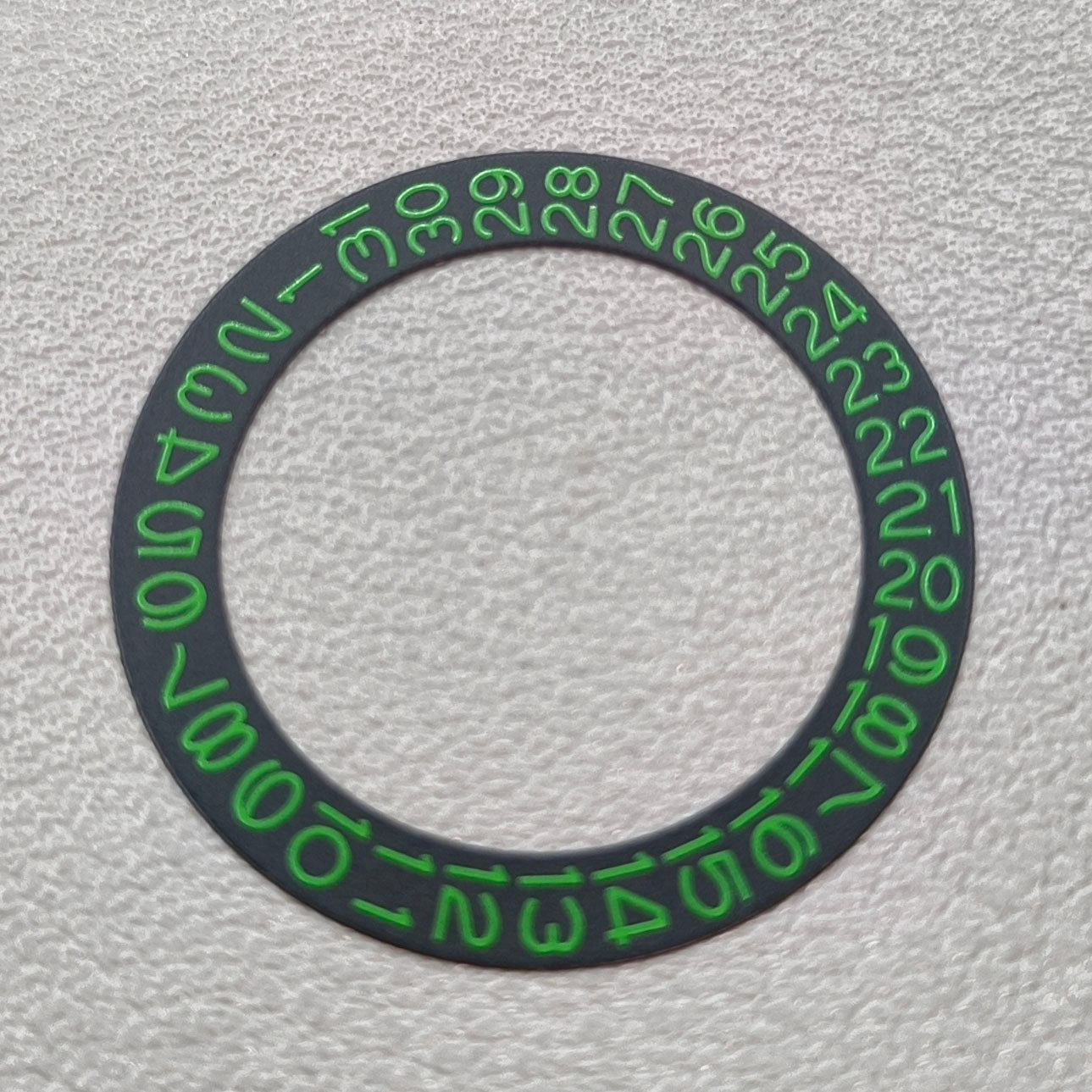 2 PIECES Black Background Green Character Date Disk Wheel for NH35 NH36 Date@3