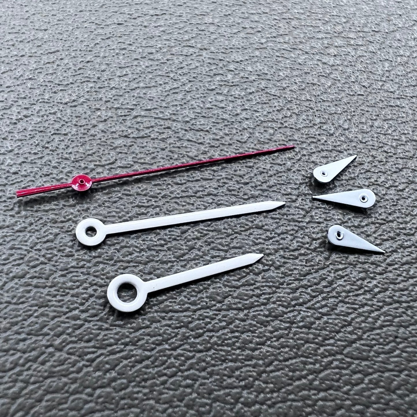 2 Sets White Pointed Red Second Hand Watch Hands for Miyota OS10 OS20 OS60 OS80