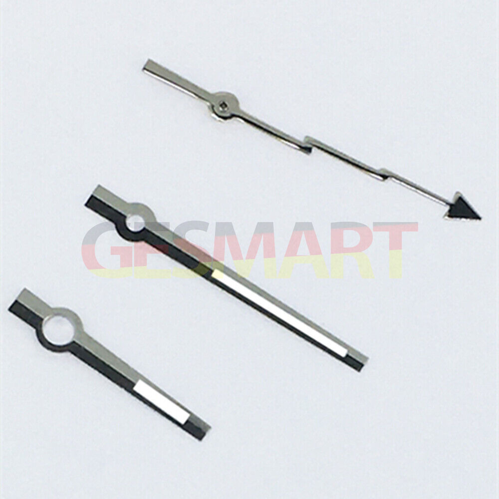 Lightning second hand with silver trim and green lume, ETA2834/2836/2824 compatible for Tag Heuer watch customization.