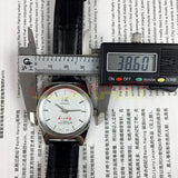 37mm Shanghai Factory Made 7120 Men Manual Mechanical Watch Shock-Resistant