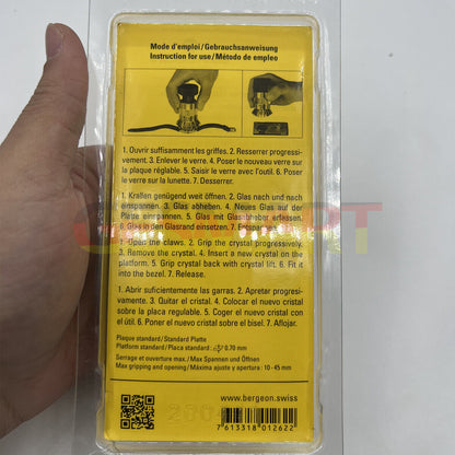 Bergeon 4266 crystal remover tool for watches, precision lifting crystals 10-45mm with ease and durability.