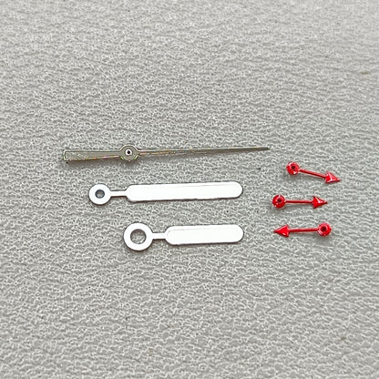White Trim Silver Second Hands Watch Hands for OS10 OS60 OS80 Movement
