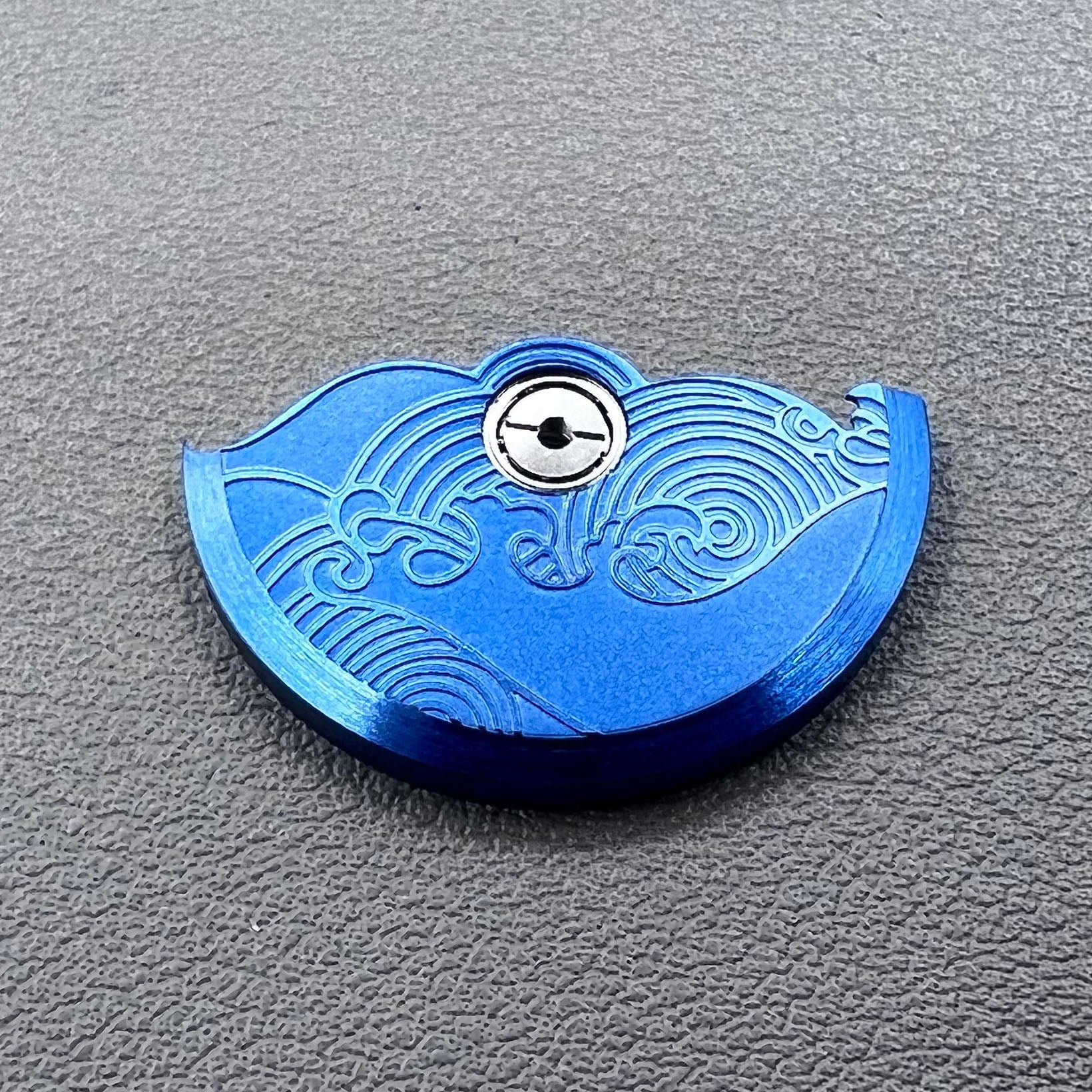 Auspicious Cloud Blue rotor oscillating weight for NH35 NH36 watch movements