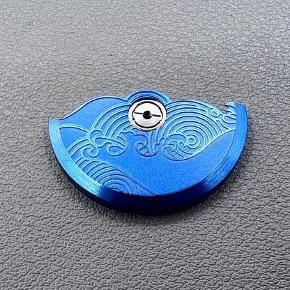 Auspicious Cloud Blue rotor oscillating weight for NH35 NH36 watch movements