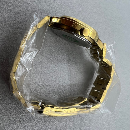 33mm Shanghai Mechanische Handaufzugsuhr Goldene Eckige Gehäuse 17 Steine