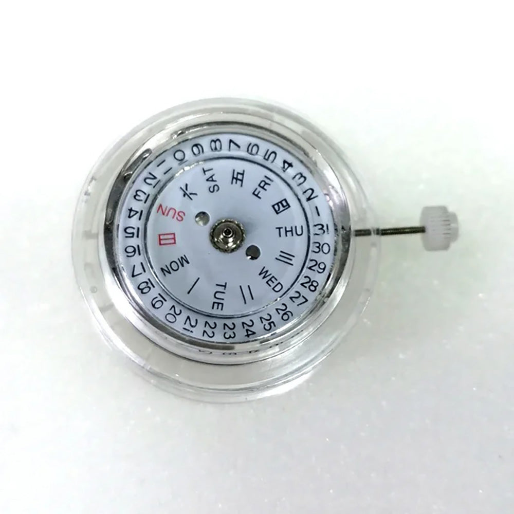 Automatic watch movement with dual calendar for 2813, 8200, 8205 models by reliable brand.