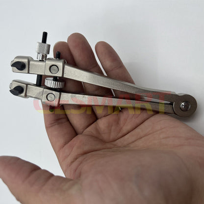 Watchmaker repair tool with adjustable wrench for opening screw back watch cases by Watchmaker Pro.