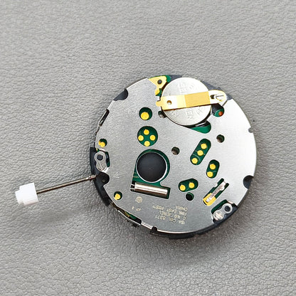 Swiss ISA8371 8371B Quartz Movement Black Disk Small Second@3/9 Date@6
