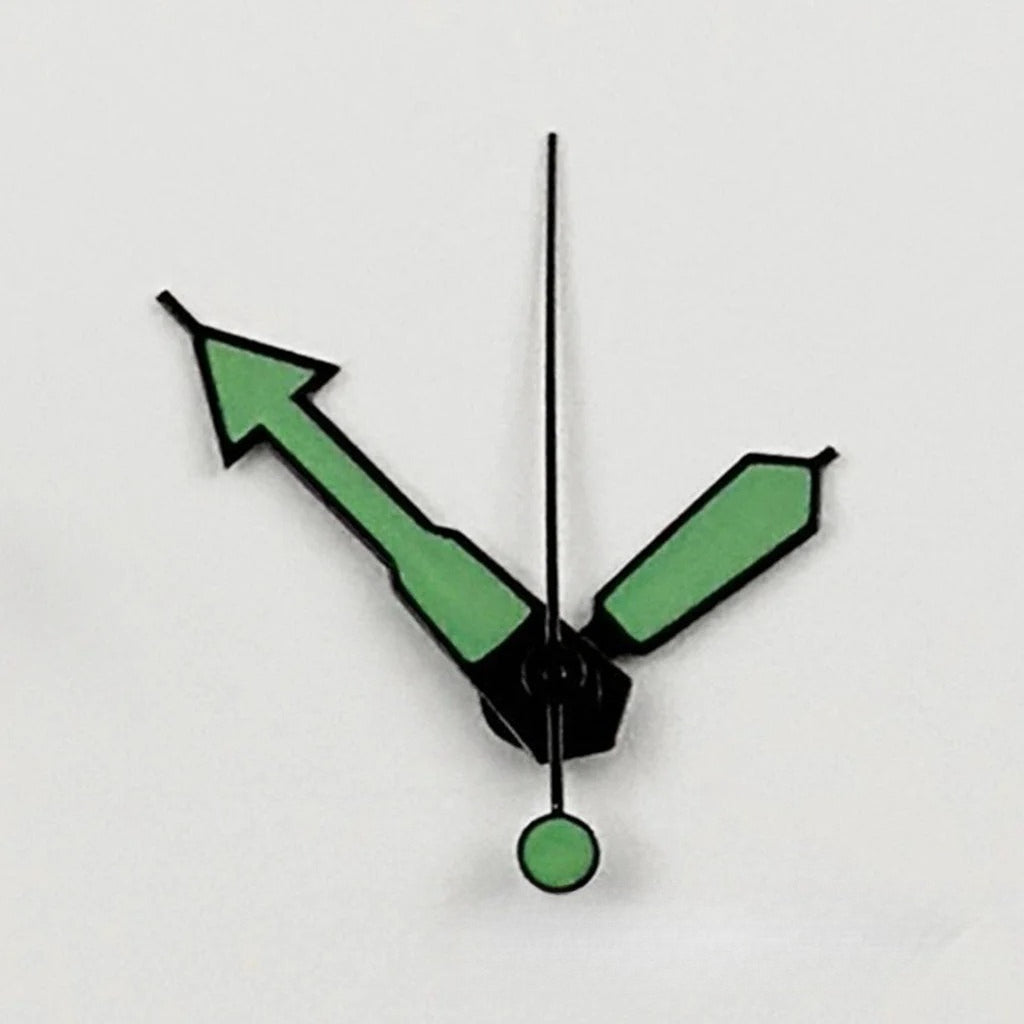 Turtle Abalone Captain Hands Watch Hands Green Luminous for NH34 NH35 NH36 NH38