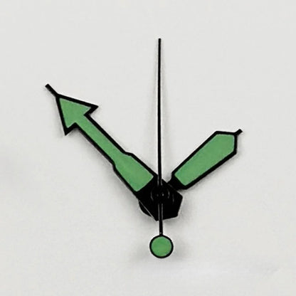Turtle Abalone Captain Hands Watch Hands Green Luminous for NH34 NH35 NH36 NH38