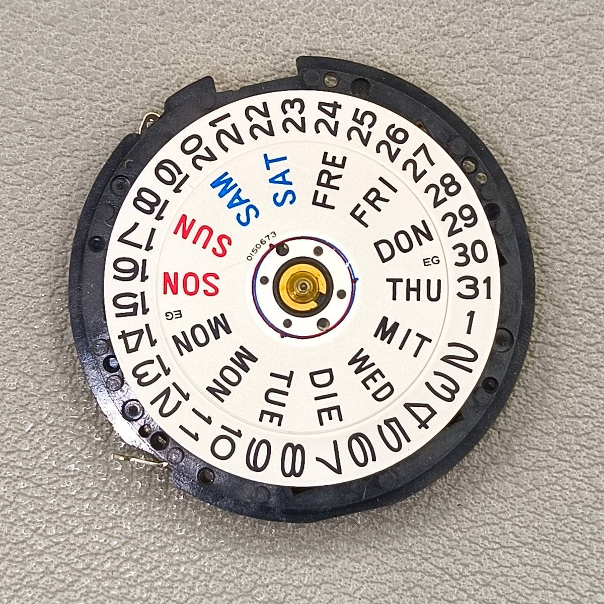 Japan Seiko YT63A Watch Quartz Movement Single Calendar