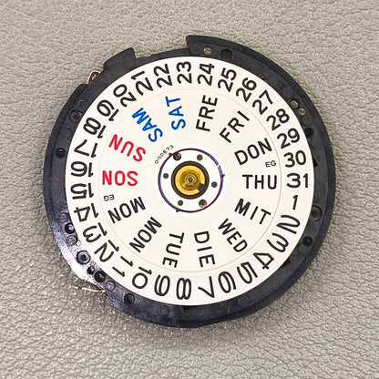 Japan Seiko YT63A Watch Quartz Movement Single Calendar