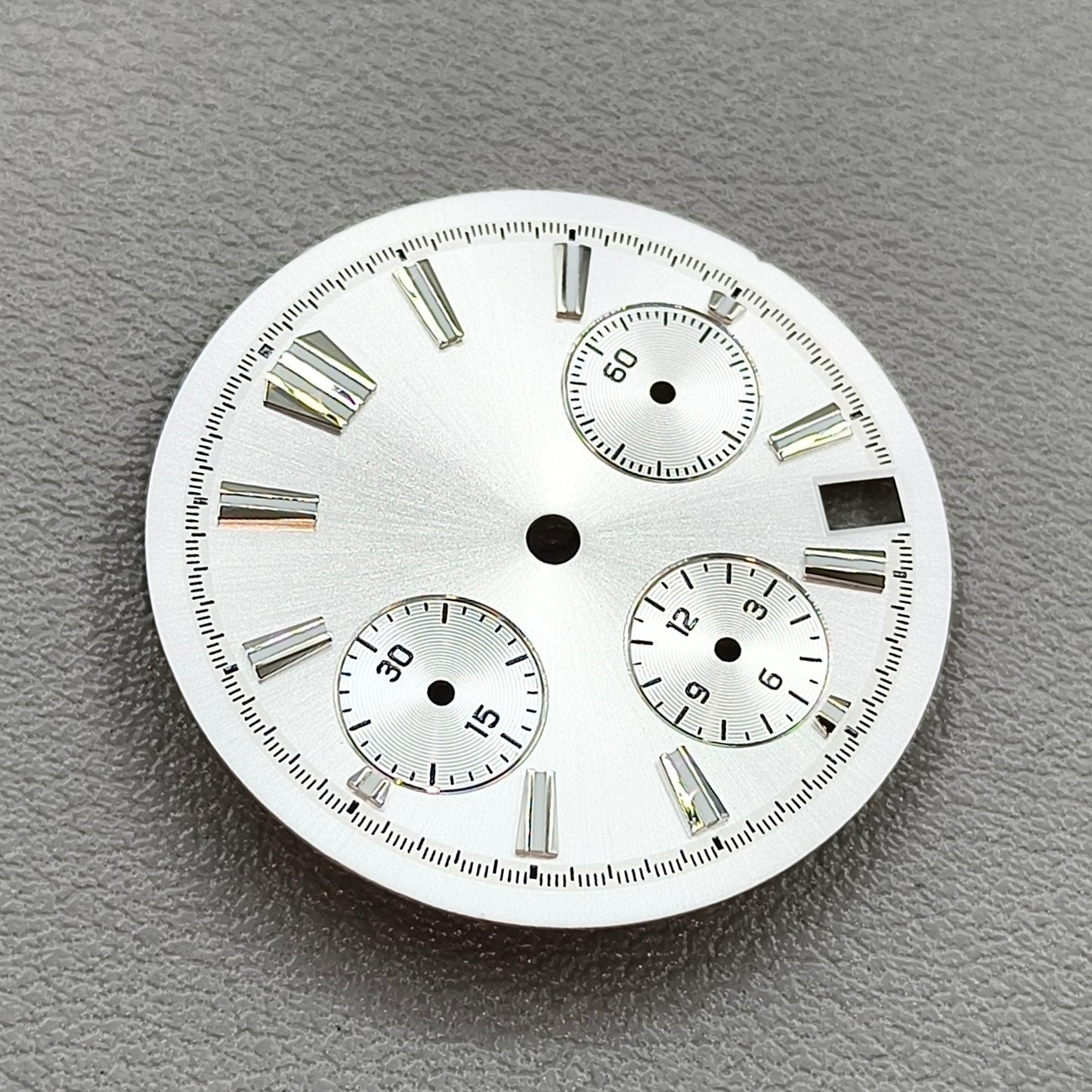 29.5mm White Watch Dial Blue Luminous with Watch Hands Set for VK63