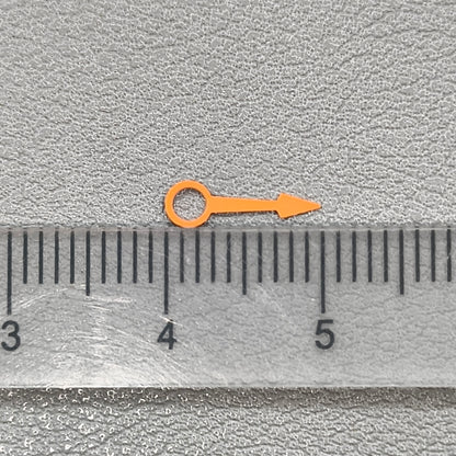 2 PIECES GS No Luminous Orange GMT Watch Hands Fit NH34A 4R34 NH35