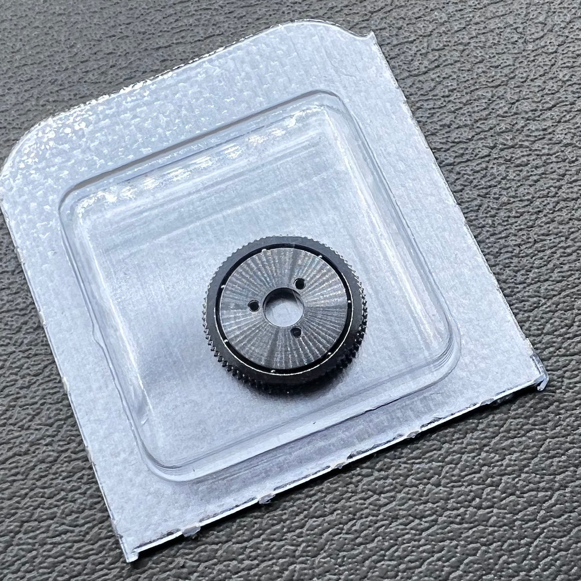 Swiss Silver ball bearing rotor oscillating weight for SW300-1 movement, precision watch accessory.