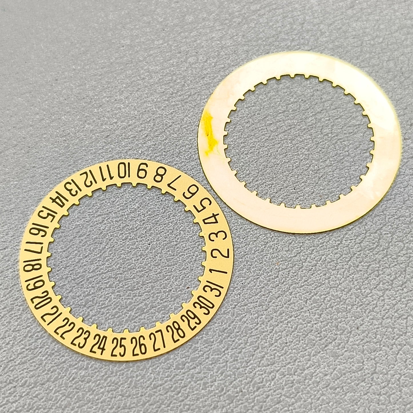 2 PIECES Golden Date Disk Wheel Date Wheel Fit for 2824 Movement Date@6