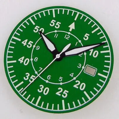 33.6mm Multicolor Watch Dial Fit For NH35AA NH36AA with Green Luminous Modified