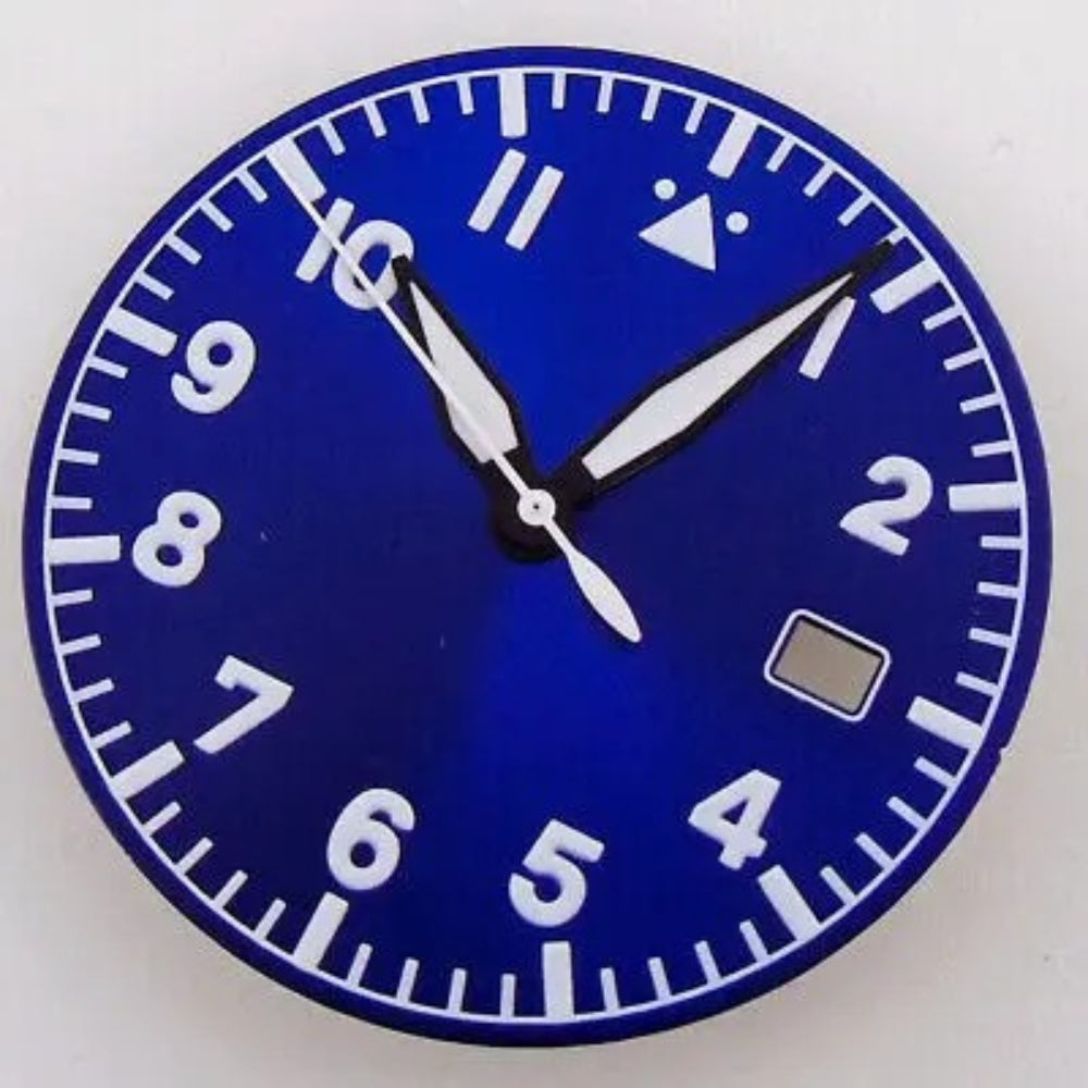 33.6mm Multicolor Watch Dial Fit For NH35AA NH36AA with Green Luminous Modified