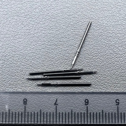 Set of 5 Omega winding stems for watch repair, compatible with 560-565 movements, precision spare parts.