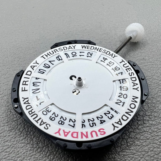 3 PIECES SL30 Quartz Movement Big Size Up&Down Date Day