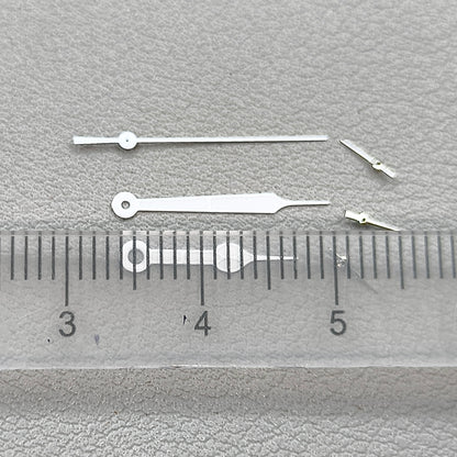 2 Sets/Pack White Trim Green Lume 6Pins Watch Hands for Miyota OS20 0S20