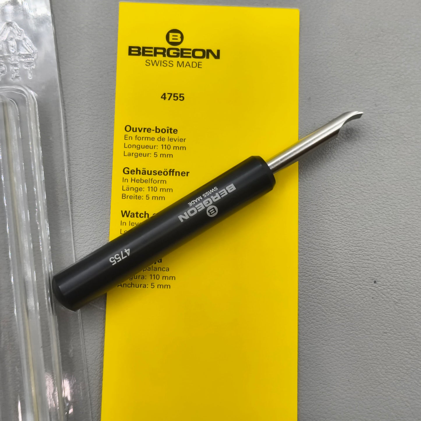 Swiss Bergeon 4755 Watch Case Opener Tool