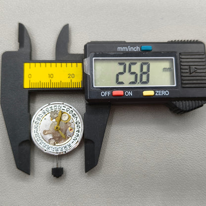 SHANGHAI 2824 Silver Carved Automatic Mechanical Movement Date@3