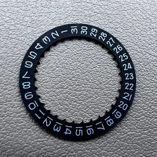 2 PIECES Black Date Disk Wheel Date@3 Generic for Miyota 8215 Movement