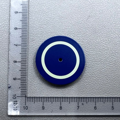 28.5mm blue and yellow circle watch dial by Miyota, fits 8215 8200 movement accessories
