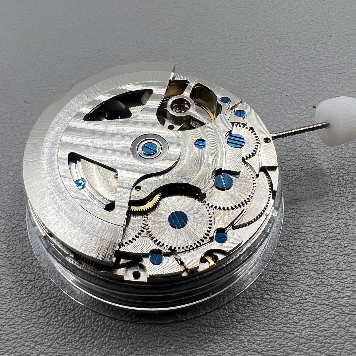 Automatisches mechanisches Multifunktionsuhrwerk Shanghai Silber