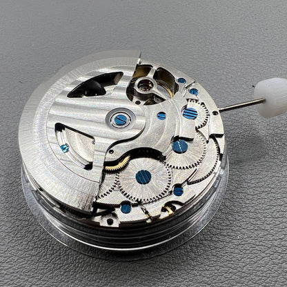 Automatisches mechanisches Multifunktionsuhrwerk Shanghai Silber