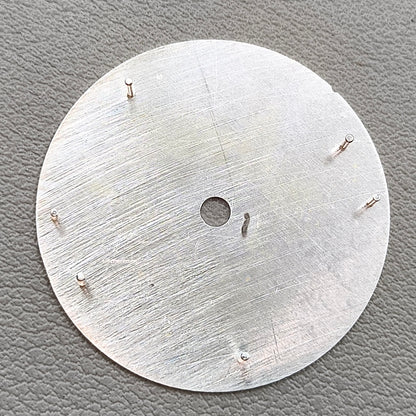Silver Pilot 29mm Nologo Watch Dial Face for NH35 NH36 Movement
