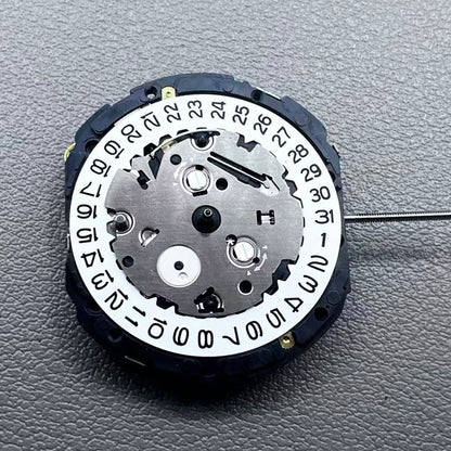 Japan YM57.A watch accessory featuring quartz multifunction movement with small second subdials at 6, 9, and 12 o'clock.
