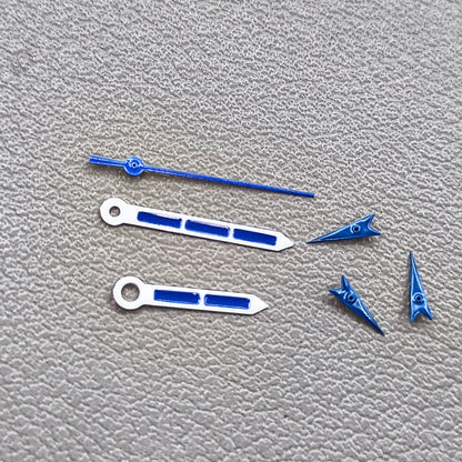 2 Sets Blue Painted Watch Hands for Miyota OS10 OS20 OS22 OS60 OS80 OS11 Movement