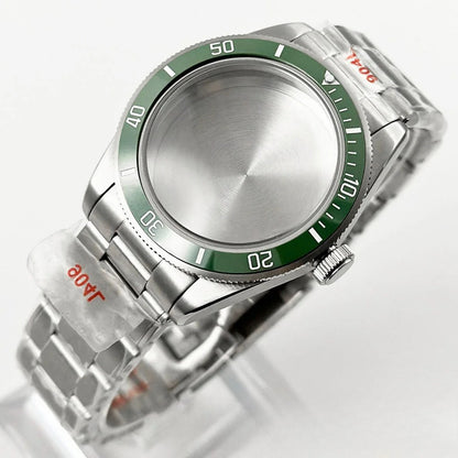 39MM Bezel Domed Sapphire Crystal Case for NH34 NH35 NH36 NH38 ETA 2824 PT5000