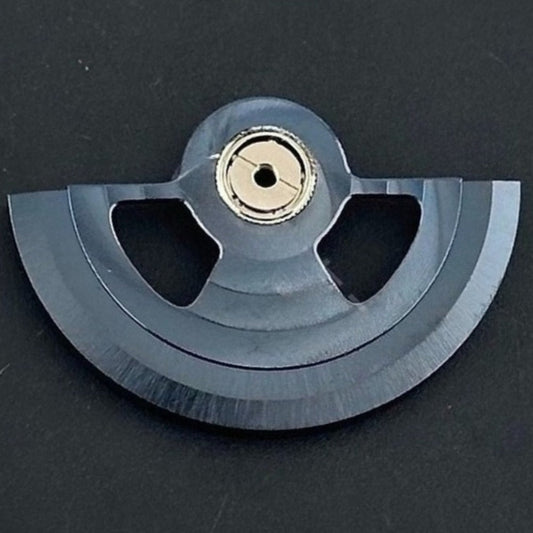 Modified Dark Blue Hollow Ripple Rotor Oscillating Weight for NH35 NH36 Movement