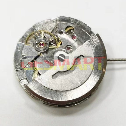 China Made 2813 automatic mechanical watch movement with 3 hands and moon phase at 6 o'clock, ideal for watch accessories.