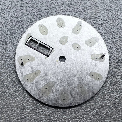 No Lume Blue 28.5mm Datejust dial, silver nails, fits 2305 movement watches.