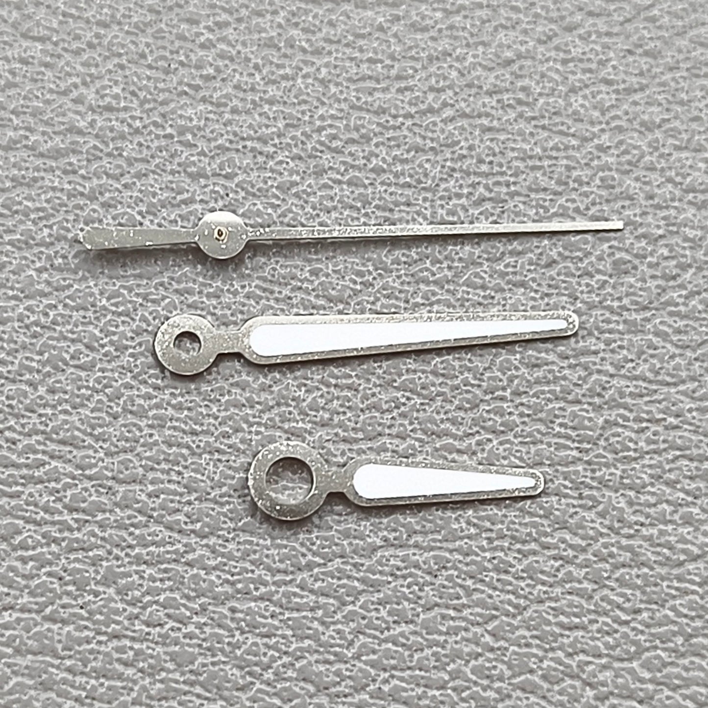 2 Sets Green Luminous Silver Trim Watch Hands for NH35A/NH36A/4R/7S Movement