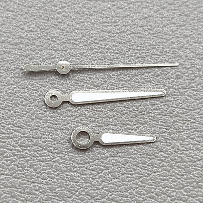 2 Sets Green Luminous Silver Trim Watch Hands for NH35A/NH36A/4R/7S Movement