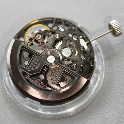 Hangzhou Black 1A05A Carved Hollow Automatic Mechanical Movement 3 Hands